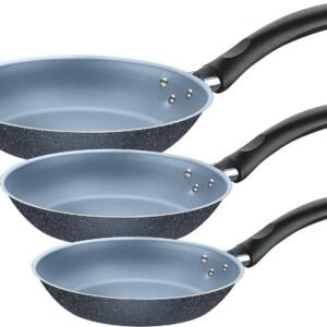 Blue Non-stick Round Frying Pans